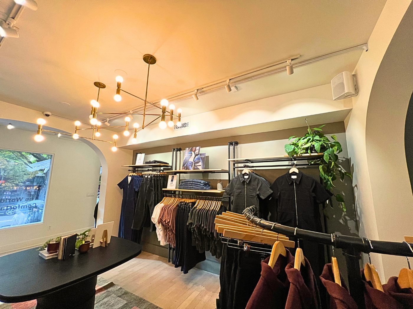 Commercial interior — industrial-chic clothing store — Stoneridge Projects